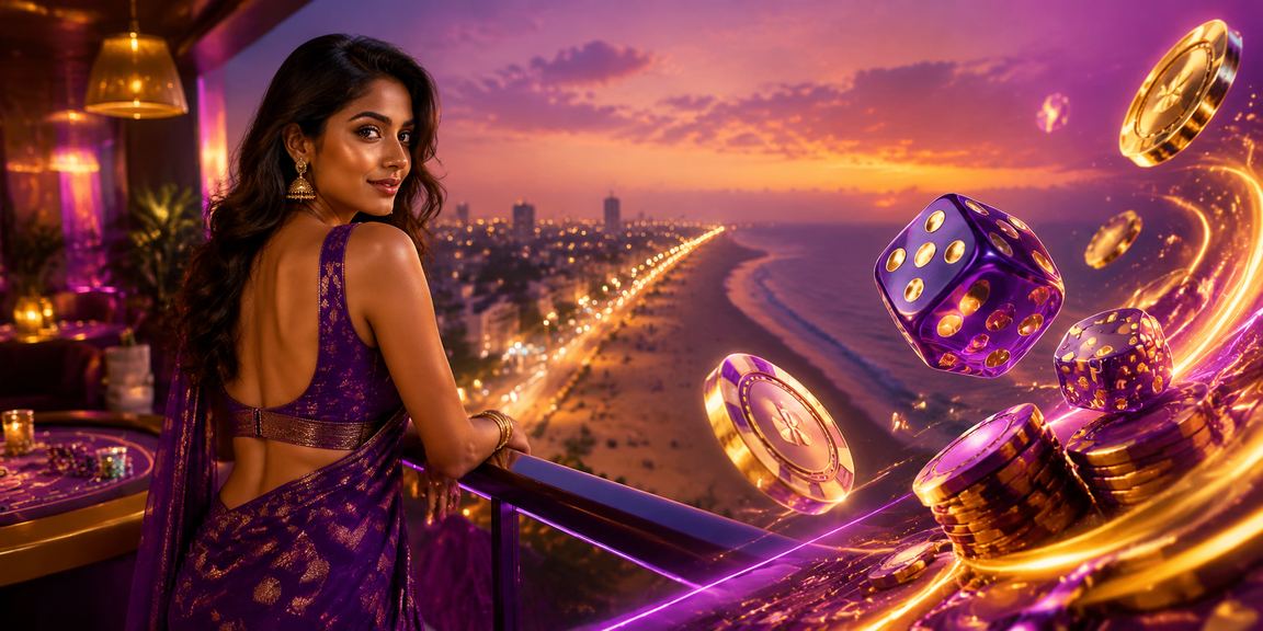 Golden Indian coins jackpot representing online betting winnings